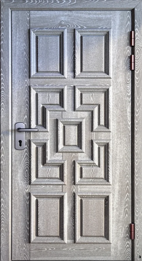 Входная дверь Continental-16 (Порошковое напыление / МДФ Филенчатый)